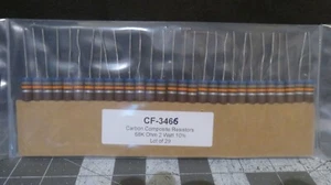 29 Allen Bradley Carbon Comp Resistor 68K Ohms Pwr-Rtg 2 W Herramienta 10% - Imagen 1 de 3