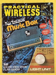 PRAKTISCHE DRAHTLOSE Zeitschrift - Januar 1976 - PW Easybuild Spieluhr - Bild 1 von 3