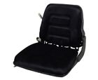Forklift Seat Black Cloth with Suspension | Universal Fit for All Models 3000