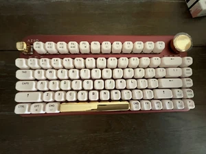 Azio IZO Wireless BT5/USB PC & Mac Mechanical Keyboard, Baroque Rose - Picture 1 of 4