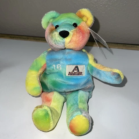 Arizona Diamondbacks Travis Lee￼ 16 Salvino's Beanie Bears Baseball 1999 Cover