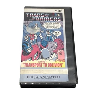 Transformers Volume 7: Transport To Oblivion 1984 Animation VHS FHE Clamshell - Picture 1 of 7