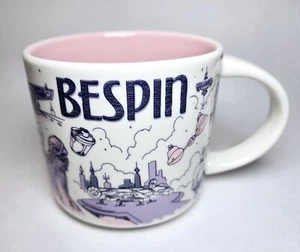 NEW Starbucks Mug Star Wars BESPIN Been There Series 14oz Purple Pink Inside - Picture 1 of 10