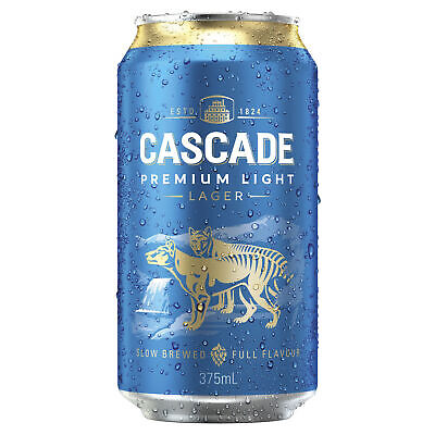 Cascade Premium Light  Beer 24 X 375mL Cans 2.4% • 40$