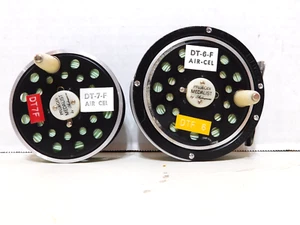 2 Pflueger Medalist Fly Fishing Reels DT-6-F Air-Cel/1495 CJ & DT-7-F Air-Cel - Picture 1 of 8