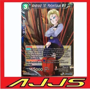 Dragon Ball Super DBS - Android 18, Rebellious Will BT17-047 UC Pre-release NM/M - Picture 1 of 1