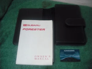 SUBURU FORESTER 1998 OWNERS MANUAL INSTRUCTION HANDBOOK AND WALLET - Picture 1 of 2