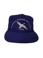 Vintage 1996 4th Annual Honkers Invitational. Purple Rope Hat Cap Rare 