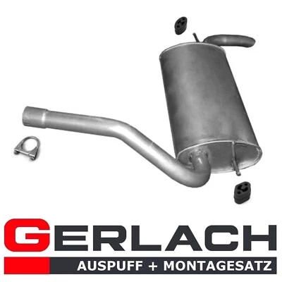 Silencieux d'échappement pour Ford C-MAX II 2.0 TDCi échappement 7016 - Photo 1/3