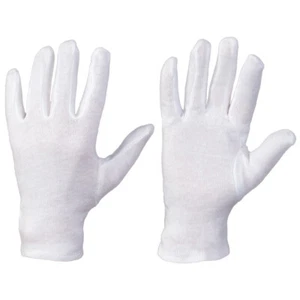 12 pares de guantes de algodón blanco jersey guantes de trikot mano fuerte - Imagen 1 de 5