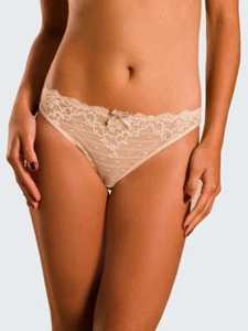 CHANTELLE 3087 RIVE GAUCHE Bikini Panty ~ CAPPUCCINO ~ S ~ NWT $40 - Picture 1 of 7