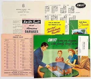 1950's SWIFT HOMES Catalog Prices Plans Meadowbrook WV Elizabeth PA ephemera +++ - Picture 1 of 21