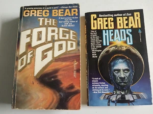 The Forge of God & Heads by Greg Bear---PB acceptable - Imagen 1 de 7