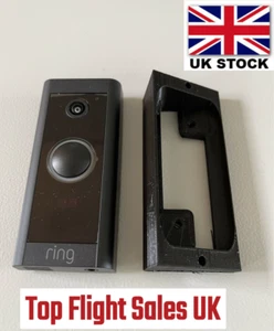 Ring Wired Video Doorbell Left Right Angle Mount Bracket Wedge 20 Degrees UK - Picture 1 of 3