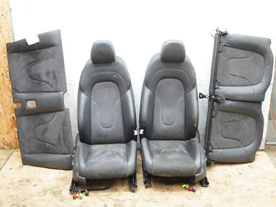 2008 - 2015 Audi Tt Mk2 Coupe Seat Leather Bucket Cushion Front Rear Set Oem - Image 1 of 4