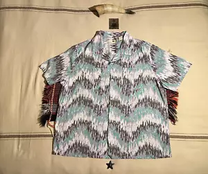 Levis Hawaiian Camp Shirt 2XL New BNWOT Spread Open Cuban 50s Collar Relaxed 54" - Picture 1 of 15