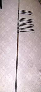 Vintage Pants Hanger Closet Rack, Silver Tone Metal, Complete MCM, Trouser Pole - Picture 1 of 4