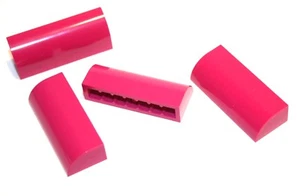 4x LEGO® Abschlussstein 1x4x1 1/3 abgerundet 6191 NEU Magenta - Bild 1 von 1