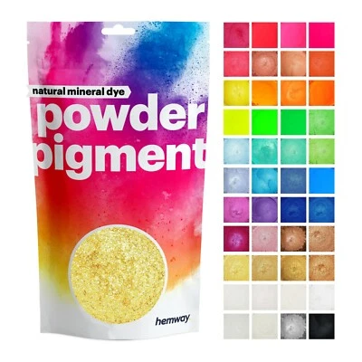 Hemway Pearl Pigment Powder Natural Mineral Metallic Epoxy Resin Dye - Image 1 of 4