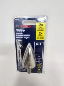 Bosch SDC10 1/4-in to 1-3/8-in High-Speed Steel Turbo Step Drill Bit #5 - Picture 1 of 2