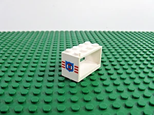Lego weiße Schnur Rollenhalter 2x4x2 mit Küstenwache Pttn 6342 6387 #4209pb01 - Bild 1 von 2