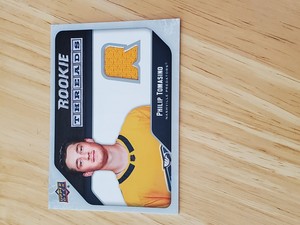 2021-22 UD Series 2 Philip Tomasino #RT-PT Rookie Threads Jersey RC