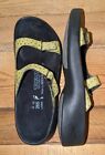 Birkenstock Tatami Sandals Women's  41 N US 10 Ostrich Leather 2 Strap Slide 