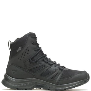 Bates Rallyforce Tall Zip E04170 Mens Black Leather Lace Up Tactical Boots - Picture 1 of 6