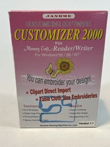 Janome Customizer 2000 NUR SOFTWARE LESEGERÄT UNGETESTET - Bild 1 von 14