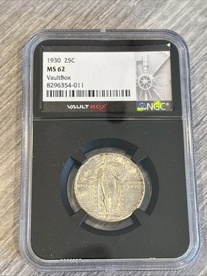 1930- Standing Liberty Quarter- NGC- MS62- Vaultbox Horizon + Package - Image 1 of 4