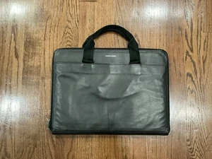 Hook and Albert Leather Reversible Portfolio Brown - Picture 1 of 9