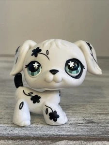 Auténticas calcomanías florales negras Littlest Pet Shop (LPS) dálmatas #469 - 2008 - Imagen 1 de 5