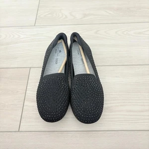 Clarks Carly Dream schwarze Textil verzierte Slipper Halbschuhe Schuhe 6,5 M - Bild 1 von 6