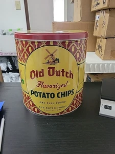Old Dutch Potato Chips Commemorative Tin 90th Anniversary 2024 Adv Promo NoChips - Picture 1 of 6