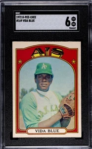 Vida Blue 1972 O-Pee-Chee 169 SGC 6 PERFECTAMENTE CENTRADO - Imagen 1 de 2