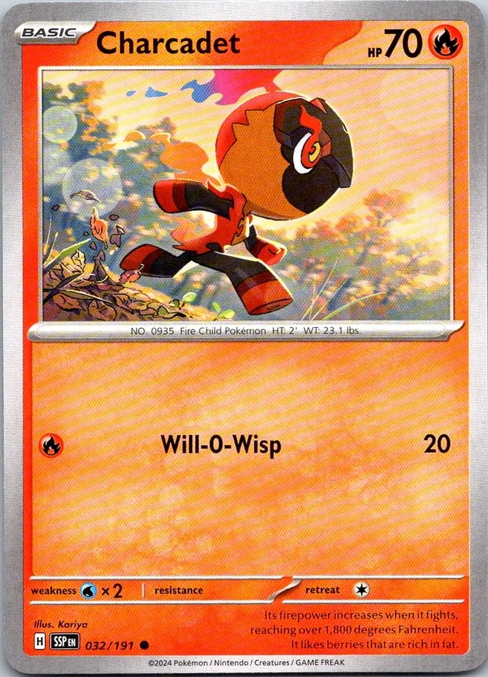 Charcadet  Common SV08: Surging Sparks - 032/191 NM - Image 1 of 1