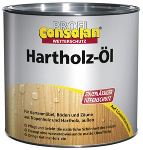 Consolan Profi Hartholz Öl - 2,5 l Teak - Bild 1 von 1