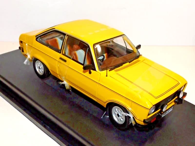 SUN STAR 1975 FORD ESCORT II 1600 SPORT SIGNAL YELLOW 1/18 SCALE 4620R SUNSTAR - Image 1 of 4