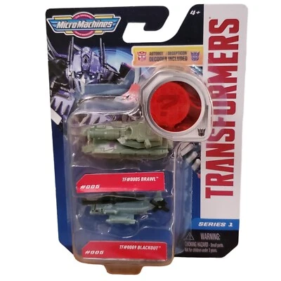 MICRO MACHINES Transformers Series 1 Brawl & Blackout w/ Decoder - Image 1 of 2