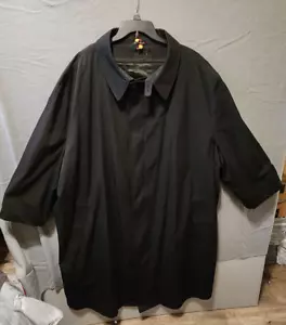 Millennium Collection Trench Coat 68Reg Black with Removable Liner - Picture 1 of 7