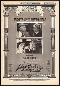 CANNON MOVIE TALES - Orig. 1986 Trade AD Promos _ Lightning, the White Stallion - Bild 1 von 4