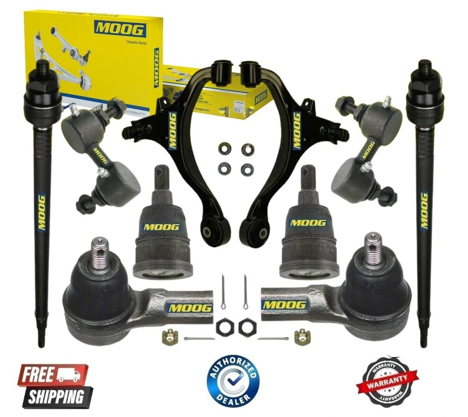NUEVO MOOG Brazo de control delantero con rótula, barra estabilizadora y barra de amarre Juego de 10 piezas Honda CR-V Foto 1 de 1