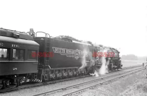 4CC713 NEG/RP 1958 DULUTH MISSABE & IRON RANGE RAILROAD LOCO 222 NEAR SAGINAW MN - Bild 1 von 1