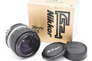 Nikon AI-S Nikkor 28mm F/2.8 Lente W/ Scatola Da Giappone (t3935)