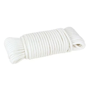 4 Pack Everbilt 1/8 inch x 50 ft. Paracord Nylon/Poly Pro Rope, White, 72392 - Picture 1 of 3