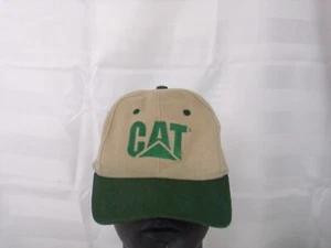Caterpillar Tractor Co Embroided Baseball Cap KC Tonkin Green/Tan - Picture 1 of 7