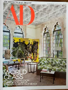 Architectural Digest May 2018 Jaipur French Flair in Palm Beach - Picture 1 of 1