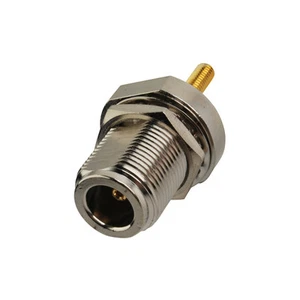 N-Type Female Jack bulkhead fiber-glass antenna with extension pin RF Connector - Picture 1 of 3
