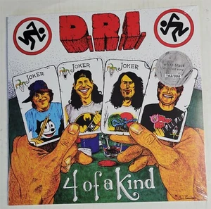 D.R.I. 4 Of A Kind white/black Vinyl Record new reissue dirty rotten imbeciles - Picture 1 of 2