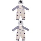 2 Sets Overalls Trousers Suit Cute Baby Outfits Cutips Sleeve